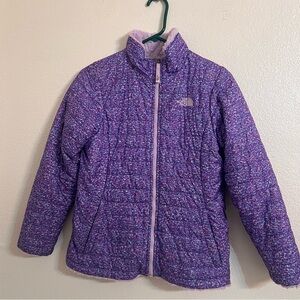 The North Face Kids' purple Jacket double sided XL